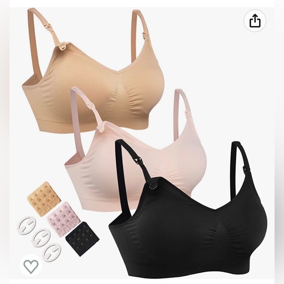 Hofish Nursing Bras NEW pack of 3 size M - Picture 1 of 6